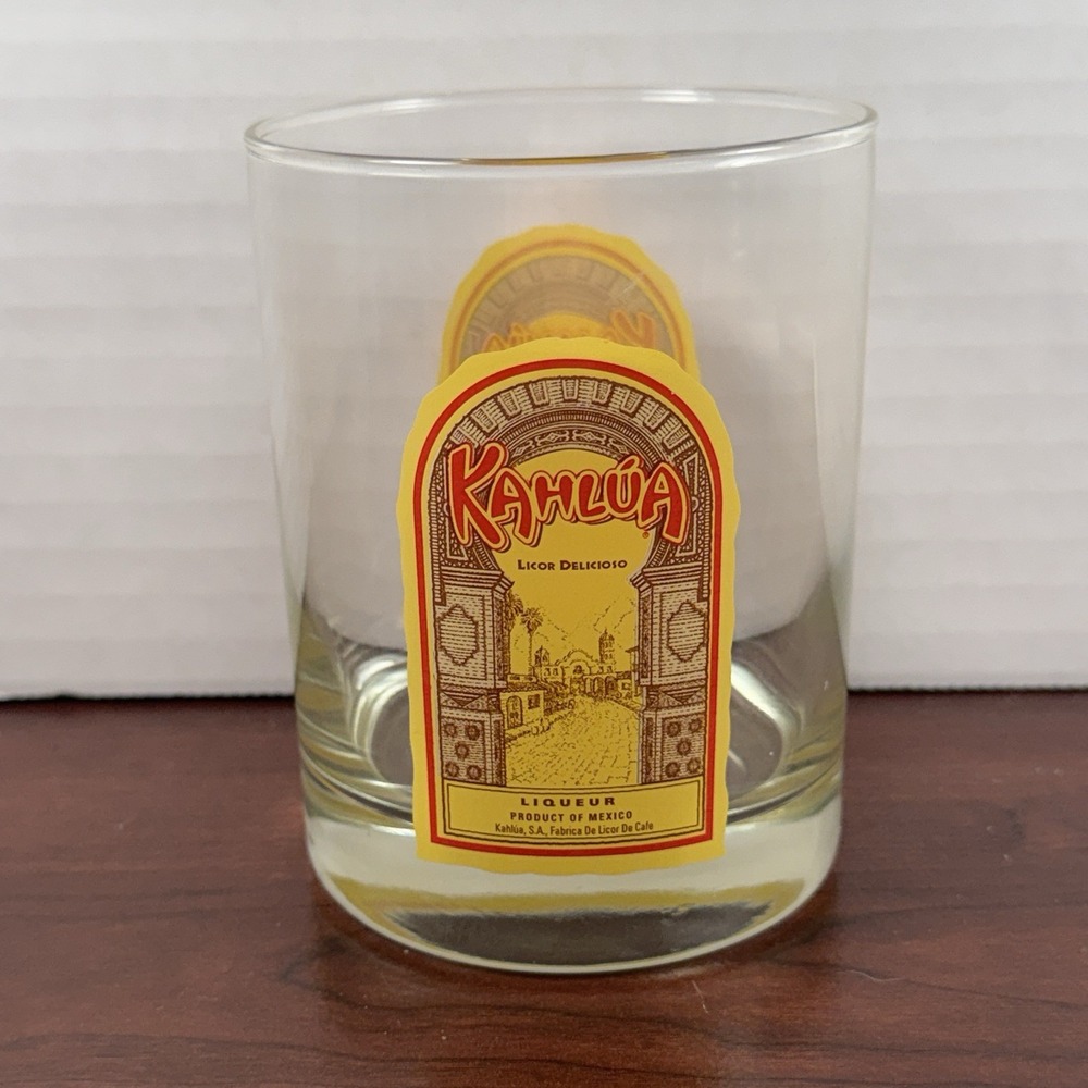 Kahlua Liqueur Whiskey Licor Delicioso 12 Ounce 4" Tall Cocktail Glass - Picture 3 of 7